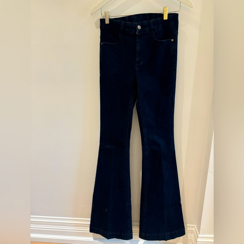 Stella McCartney High Rise Flare Denim